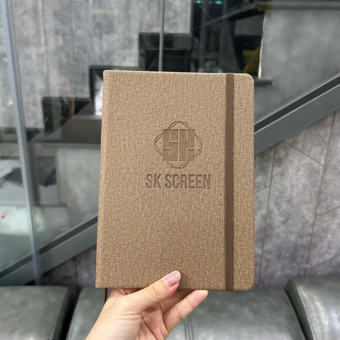 Sổ Tay Bìa Vải SK Screen In Logo Theo Yêu Cầu – Sổ Tay Quà Tặng Doanh Nghiệp Cao Cấp