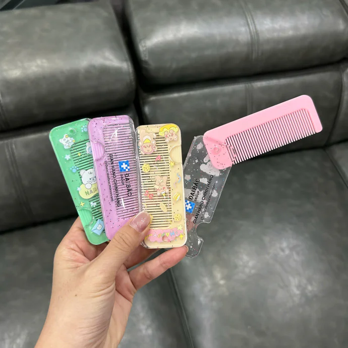 Lược Nhựa Mini Đại Bắc In Logo Theo Yêu Cầu – Lược Bỏ Túi Quà Tặng Giá Xưởng