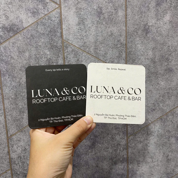 Lót Ly Giấy In Logo Theo Yêu Cầu – Lót Ly Giấy Quán Cafe, Nhà Hàng, Khách Sạn Giá Xưởng