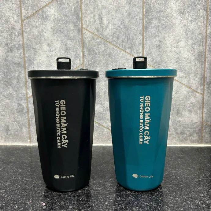 Ly Giữ Nhiệt Tyeso Cathay Life In Logo Theo Yêu Cầu – Ly Giữ Nhiệt Quà Tặng Doanh Nghiệp