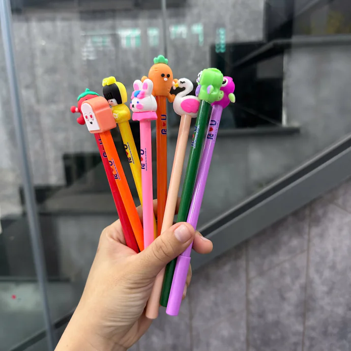Bút Bi Ngộ Nghĩnh Đầu Thú Cute - Bút Bi Hoạt Hình Dễ Thương Quà Tặng Học Sinh