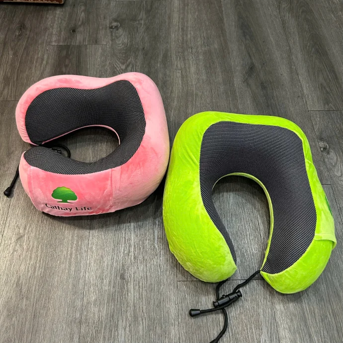 Gối Kê Cổ Cao Su Non 3 Màu – Êm Ái, In Logo Theo Yêu Cầu